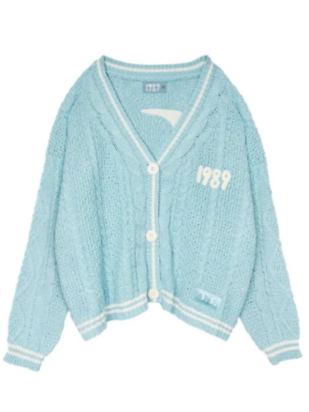 Taylor Swift 1989 Taylor's Version Cardigan Official Merch Blue Seagull XS/Small